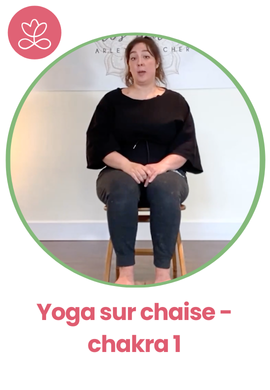 Yoga sur chaise - chakra 1