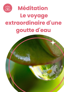 Méditation - Le voyage extraordinaire d'une goutte d'eau