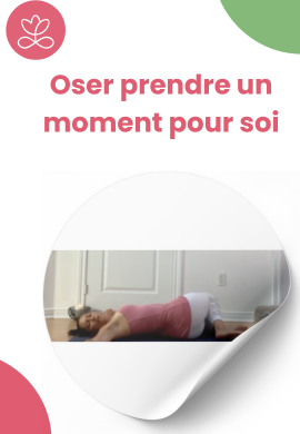 Oser prendre un moment pour soi