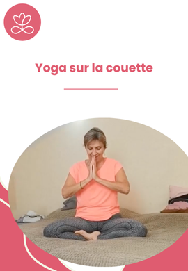 Yoga sur la couette