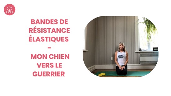4. Bandes de résistance élastiques - Mon chien vers le Guerrier avec Esther Bouchard