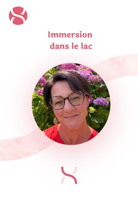 Immersion dans le lac